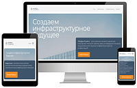 Лендинг для инвестиционной компании с умной картой проектов